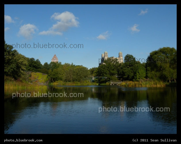Castle across the Water - A view across Turtle Pond towards Belvedere Castle, Central Park, New York NY