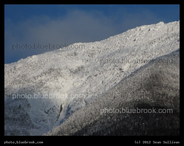 Slopes in January - In the White Mountains near Franconia Notch, New Hampshire