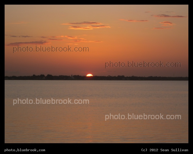 Eau Gallie Sunset - Sunset over the Indian River from the Eau Gallie Causeway, Eau Gallie FL