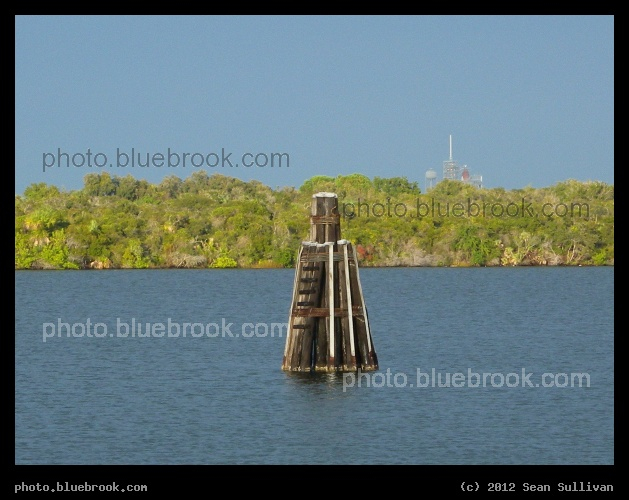 Green Shoreline - From the Kennedy Space Center press site, Cape Canaveral FL
