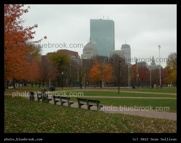 Boston Common in Autumn - Boston MA