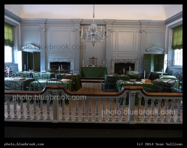 Convention - The room that held the Constitutional Convention, Assembly Room, Independence Hall, Philadelphia PA
