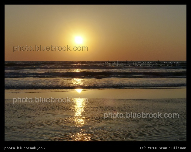 Star and Ocean - Sunrise over the Atlantic Ocean, Daytona Beach Shores FL