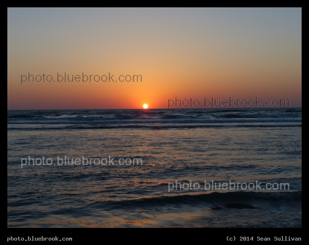 Clearing the Horizon - Sunrise over the Atlantic Ocean, Daytona Beach Shores FL