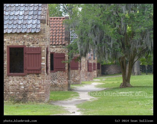 Brick Houses - Historic structures at Boone Hall Plantation, Mt Pleasant SC