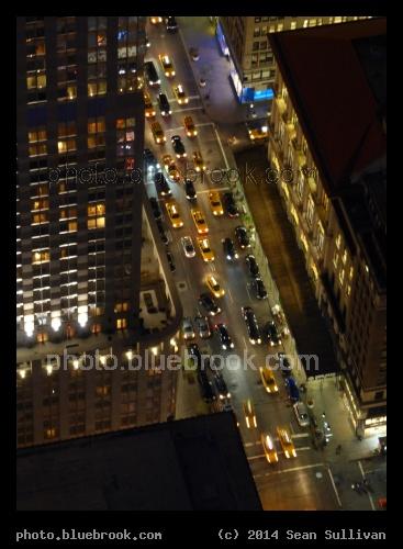 World of Taxis - Looking down from the Empire State Building, New York City