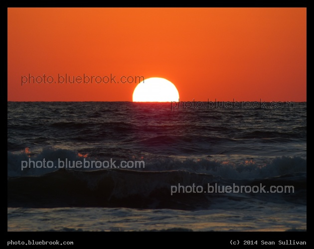 Brilliant - Sunrise over the Atlantic Ocean, Daytona Beach Shores FL