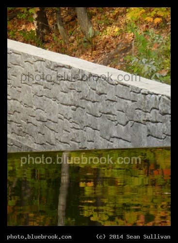 Invisible Waterfall - Looking towards a dropoff on the Charles River, Hemlock Gorge, Needham MA