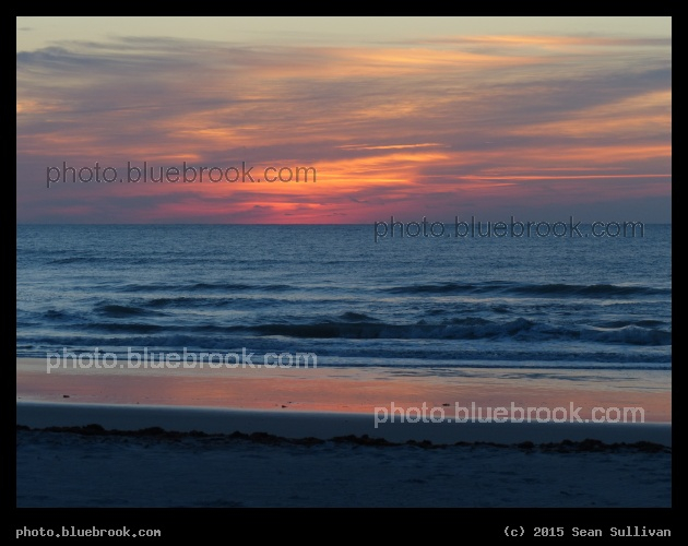 Dawn over Blue Water - Before sunrise, Cocoa Beach FL