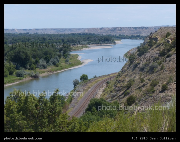 Tracks by the Yellowstone River - Rosebud County, MT