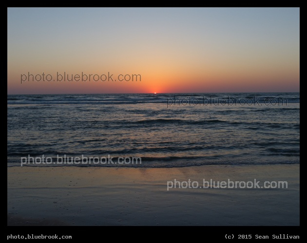 Crossing the Horizon - Sunrise over the Atlantic Ocean, Daytona Beach Shores FL