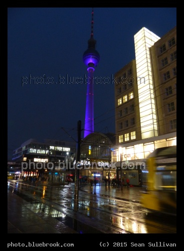 Tower in Purple - Alexanderplatz, Berlin Germany