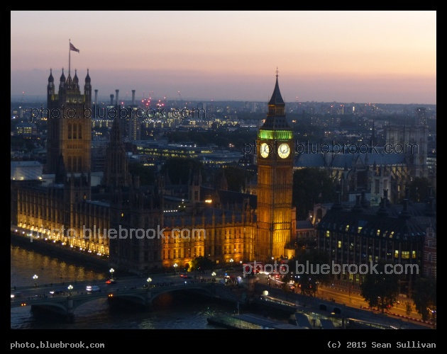 Westminster at Dusk - Big Ben and the Palace of Westminster, London