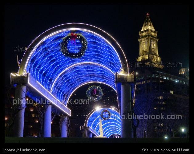 Blue Arches - Christopher Columbus Park, Boston MA