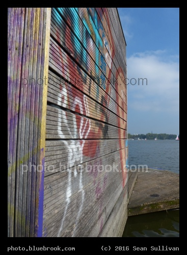 Waterfront Graffiti - Munstersche Aa, Munster Germany