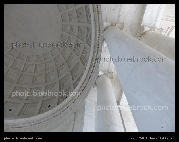 Columns at the Jefferson Memorial - Washington DC