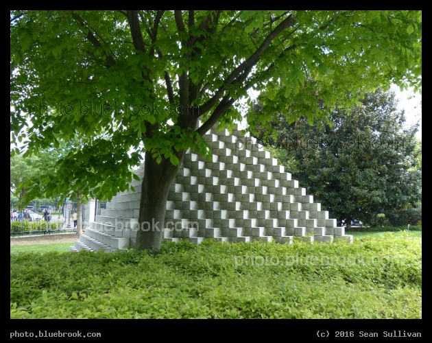 Pyramid Sculpture - National Museum of Art sculpture garden, Washington DC