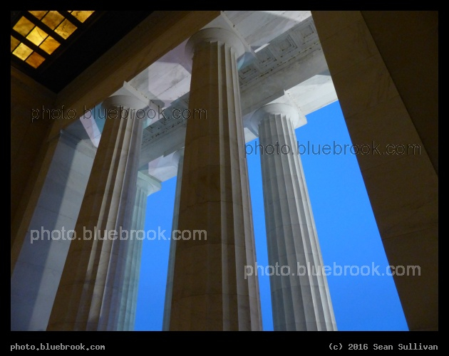 Columns at the Lincoln Memorial - Washington DC