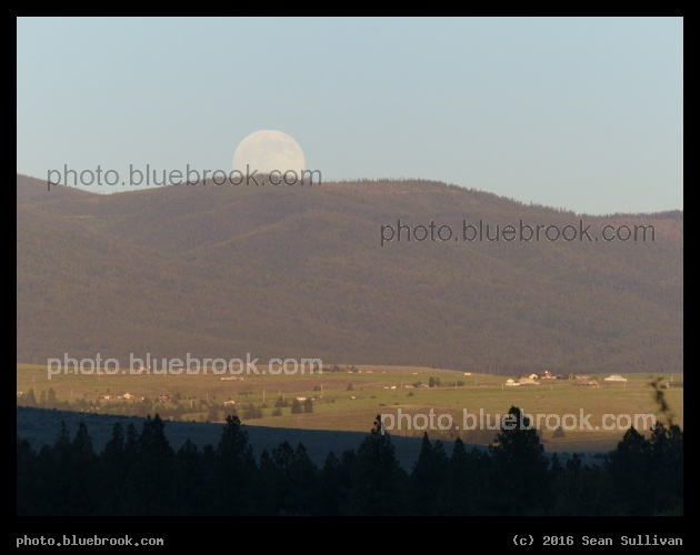 Florence Moonrise - Sapphire Mountains, Florence MT