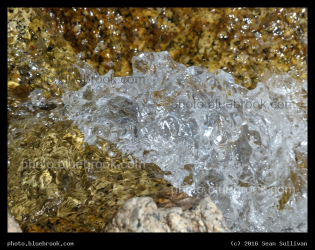 Bubbling Water on Granite - Tamarack Creek, Yosemite