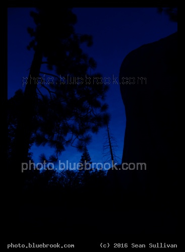 Yosemite at Night - Late evening twilight