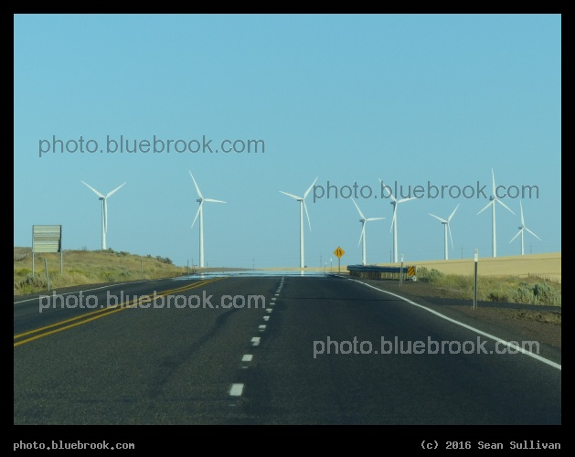 Wind Turbines Ahead - US-97, Oregon