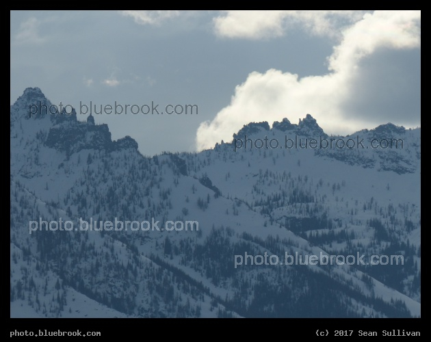 Clouds Behind Craggy Peaks - Victor MT