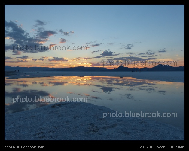 Sunset Reflections at Bonneville - Bonneville Salt Flats, Utah