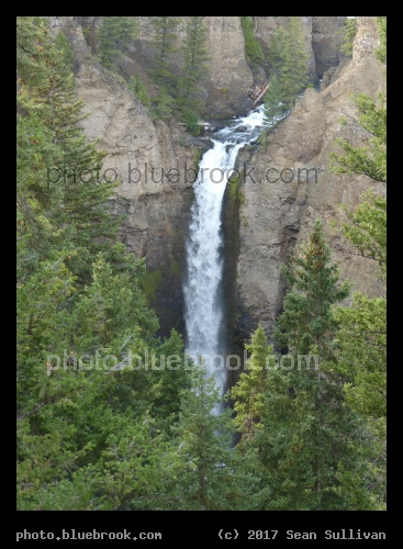 Waterfall - Tower Falls, Yellowstone National Park