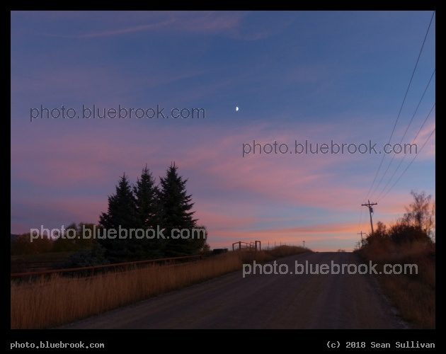 Moon in a Pink Sky - Corvallis MT