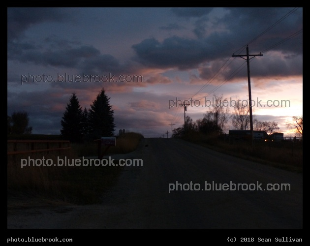 Road at Dusk - Corvallis MT