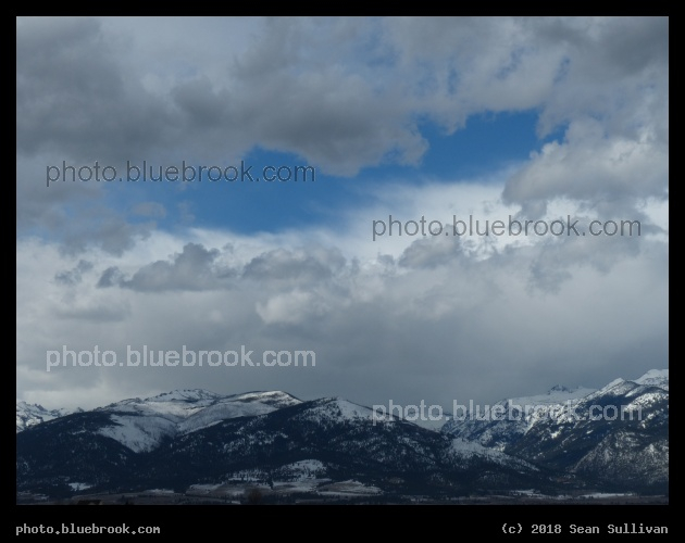 Blue Sky throguh the Clouds - Corvallis MT