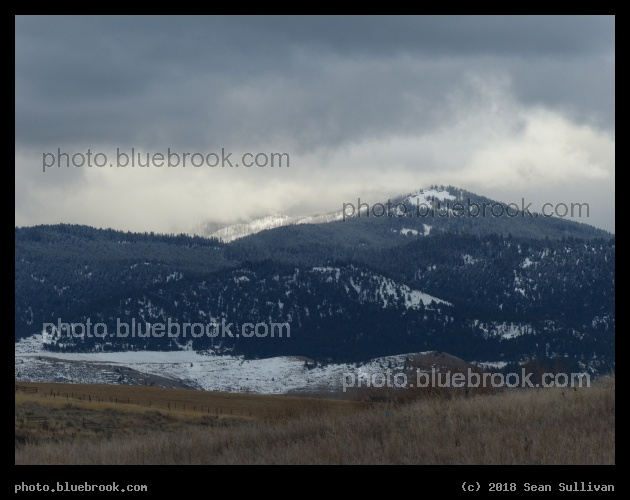 Grey Clouds, Snowy Hills - Corvallis MT