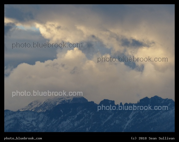 Clouds over Peaks - Corvallis MT