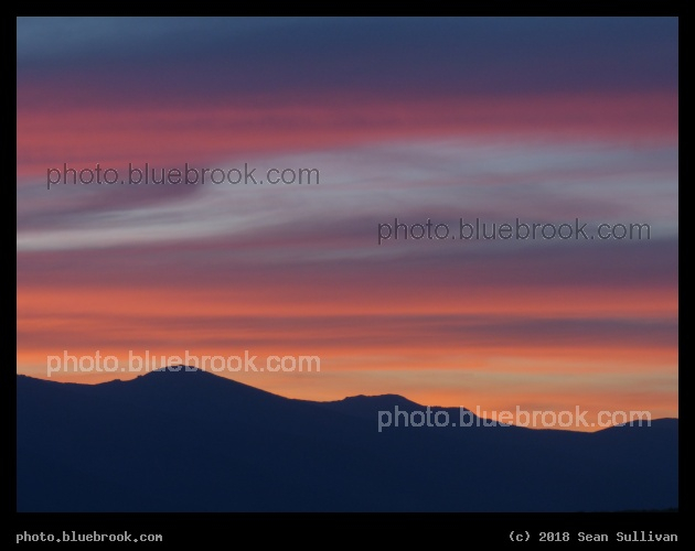 Pastel Sky, Mountain Curves - Corvallis MT