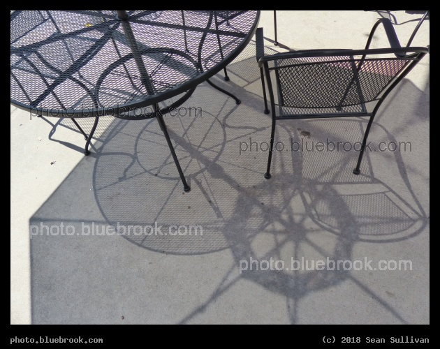 Table Shadows - Frontier Park, Cheyenne WY
