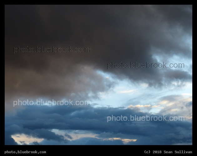 Blue and Gray Clouds in October - Missoula MT