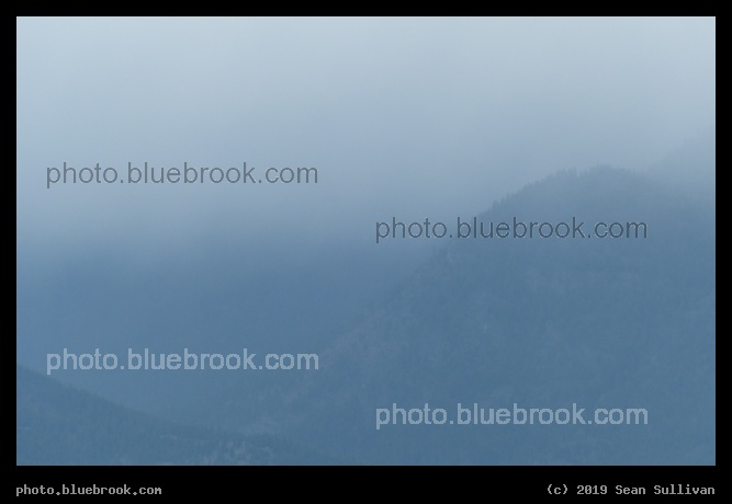 Mountains in Evening Mist - Corvallis MT