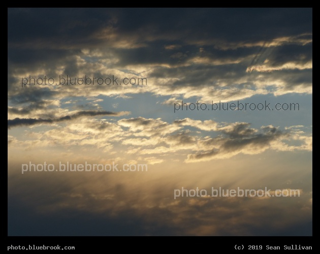 Blue Sky between Cloud Layers - Corvallis MT