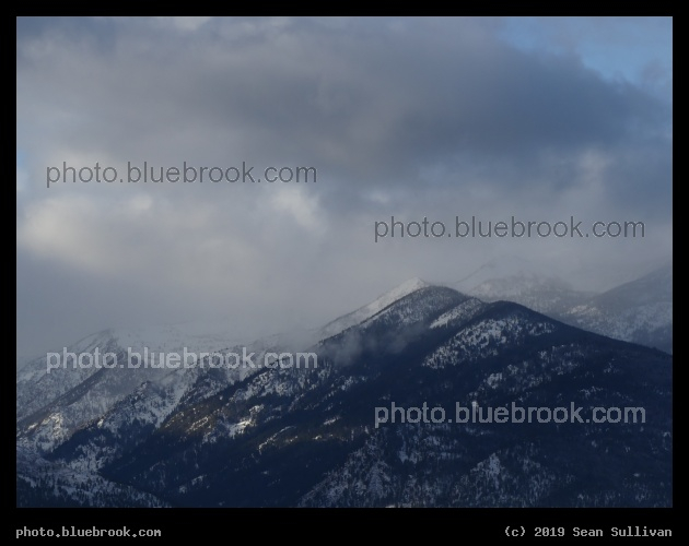 December Peaks and Clouds - Corvallis MT
