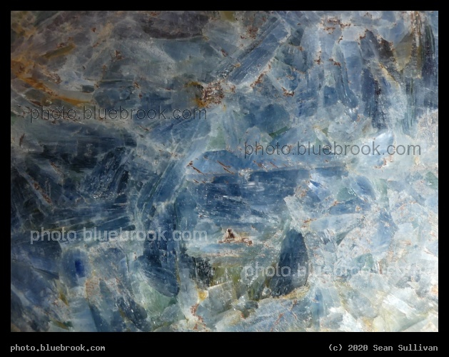 Blue Kyanite Detail - Corvallis MT