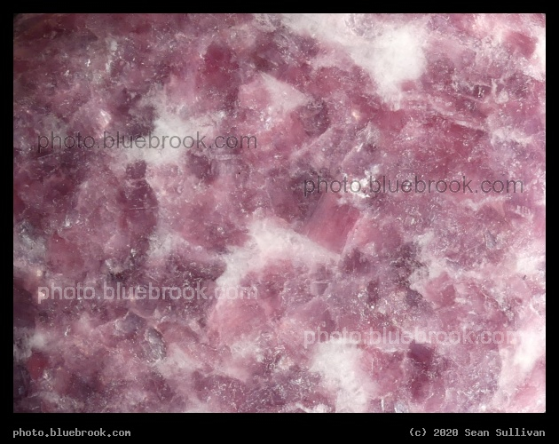 Raspberry Lepidiolite Detail - Corvallis MT