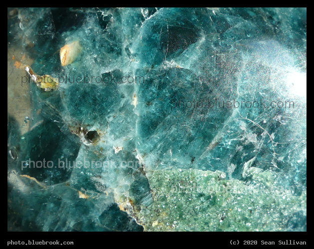Green Apatite Detail - Corvallis MT