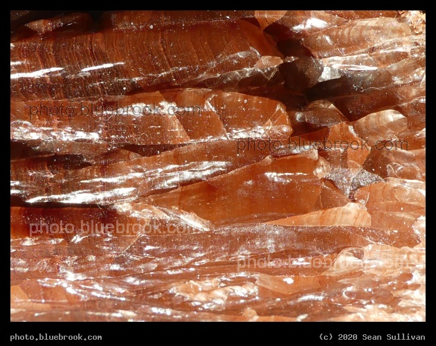 Red Calcite Detail - Corvallis MT