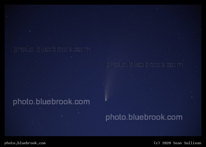 Comet in Blue Sky - Comet NEOWISE, Corvallis MT