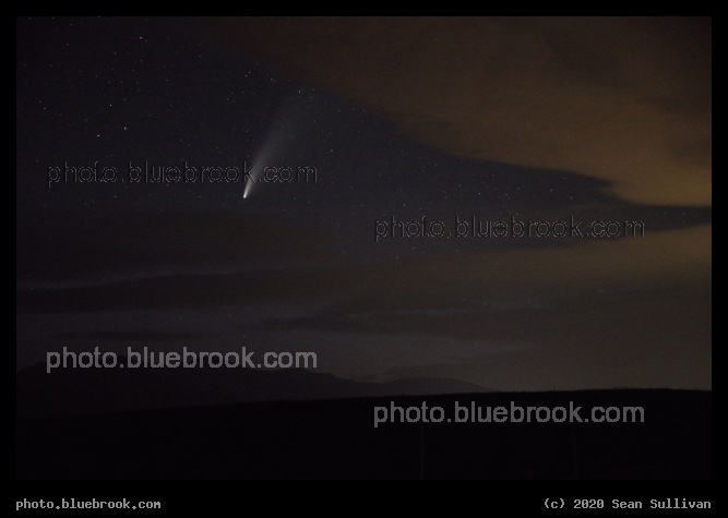 Between Clouds - Comet NEOWISE, Corvallis MT