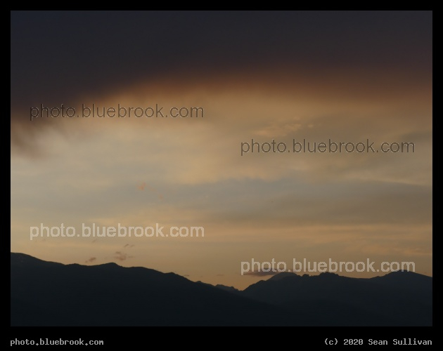 Golden Sky at Sunset - Corvallis MT