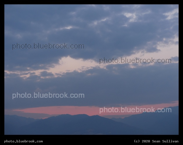 Pastel Sunset in the Haze - Corvallis MT