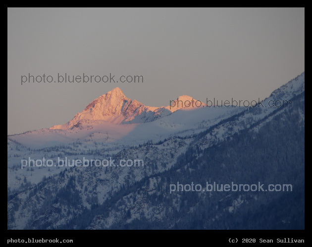 Sunrise on Peaks - Corvallis MT