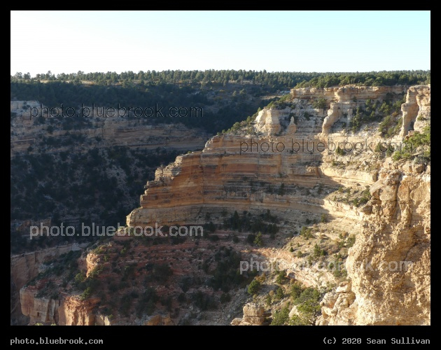 Curved Rock Wall - North Rim, Grand Canyon, AZ
